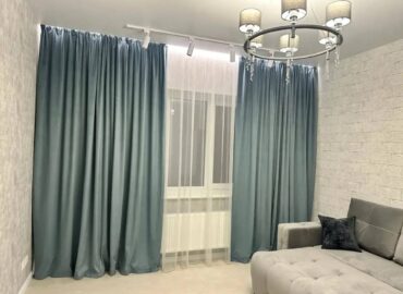 тюль портьерная ткань шторы однотонные пошив на заказ